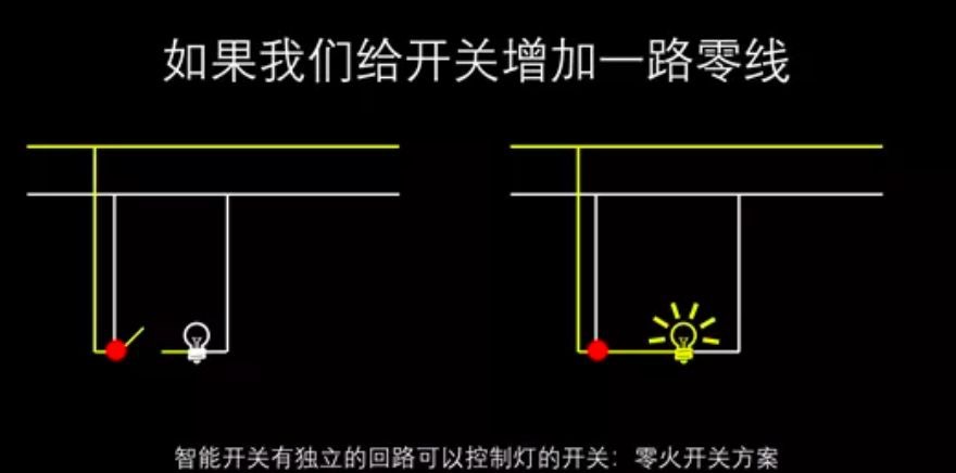 零火线智能开关原理图